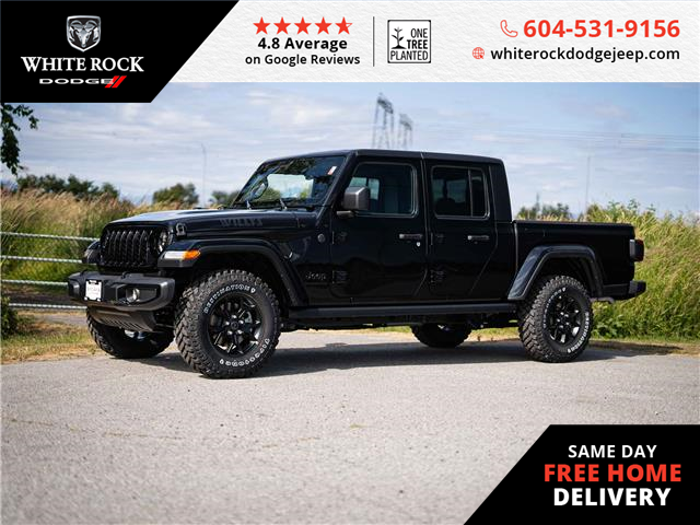 2025 Jeep Gladiator Sport S (Stk: S529607) in Surrey - Image 1 of 22