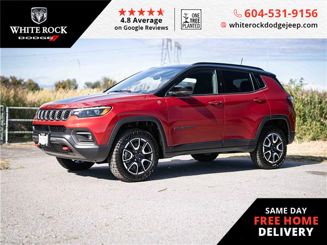 2025 Jeep Compass Trailhawk (Stk: S612321) in Surrey - Image 1 of 26