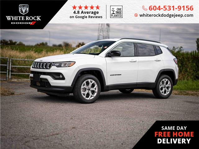2025 Jeep Compass North (Stk: S626366) in Surrey - Image 1 of 21