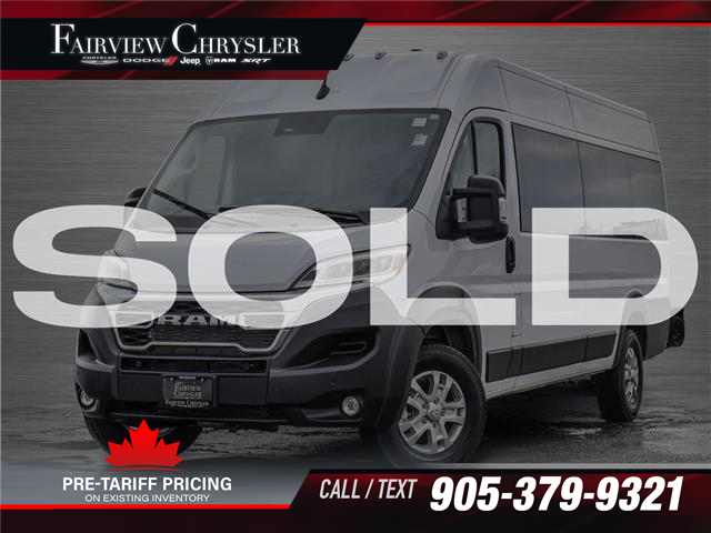 2025 RAM ProMaster 3500 Window Van High Roof (Stk: U20856) in Burlington - Image 1 of 35