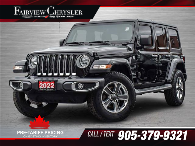 2022 Jeep Wrangler Unlimited Sahara (Stk: U20958) in Burlington - Image 1 of 32