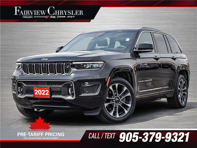 2022 Jeep Grand Cherokee Overland (Stk: U21001) in Burlington - Image 1 of 33