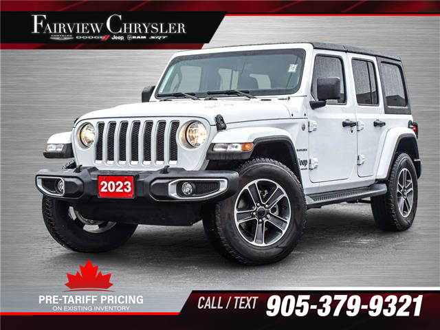 2023 Jeep Wrangler Sahara (Stk: U21018) in Burlington - Image 1 of 32
