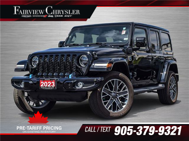2023 Jeep Wrangler 4xe Sahara (Stk: U20787) in Burlington - Image 1 of 33
