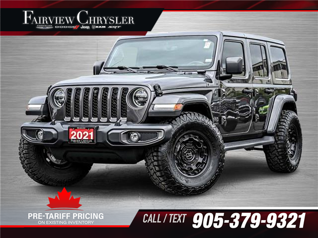 2021 Jeep Wrangler Unlimited Sahara (Stk: U21070) in Burlington - Image 1 of 32