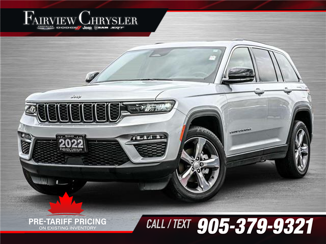 2022 Jeep Grand Cherokee Limited (Stk: U21075) in Burlington - Image 1 of 33