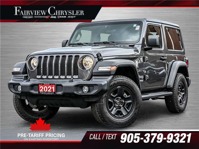 2021 Jeep Wrangler Sport (Stk: U21062) in Burlington - Image 1 of 31