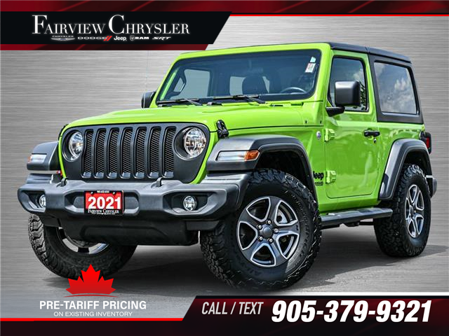 2021 Jeep Wrangler Sport (Stk: U21079) in Burlington - Image 1 of 29