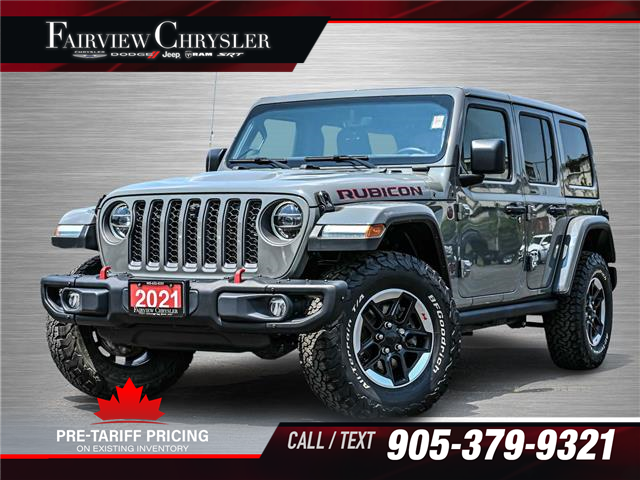2021 Jeep Wrangler Unlimited Rubicon (Stk: U21091) in Burlington - Image 1 of 29