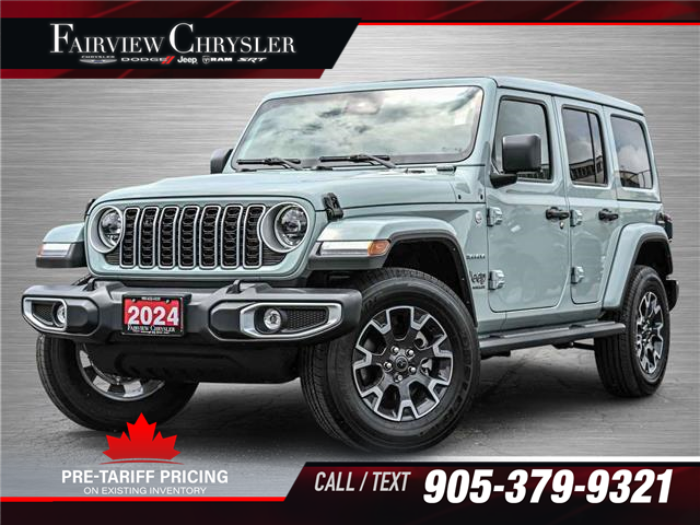 2024 Jeep Wrangler Sahara (Stk: U21090) in Burlington - Image 1 of 34
