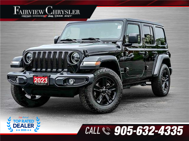 2023 Jeep Wrangler Sahara (Stk: U21121) in Burlington - Image 1 of 30 2023 Jeep Wrangler Sahara (Stk: U21121) in Burlington - Image 1 of 30