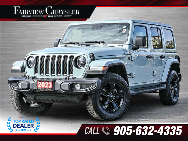 2023 Jeep Wrangler Sahara (Stk: U21368) in Burlington - Image 1 of 32 2023 Jeep Wrangler Sahara (Stk: U21368) in Burlington - Image 1 of 32