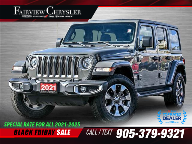 2021 Jeep Wrangler Unlimited Sahara (Stk: U21362) in Burlington - Image 1 of 31 2021 Jeep Wrangler Unlimited Sahara (Stk: U21362) in Burlington - Image 1 of 31
