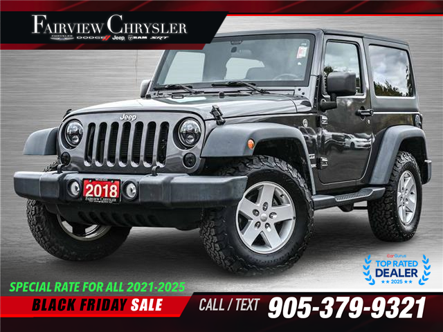 2018 Jeep Wrangler JK Sport (Stk: U21382) in Burlington - Image 1 of 28 2018 Jeep Wrangler JK Sport (Stk: U21382) in Burlington - Image 1 of 28