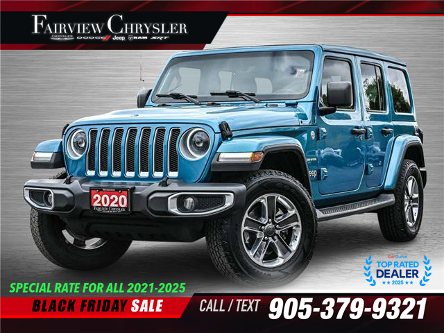 2020 Jeep Wrangler Unlimited Sahara (Stk: U21380) in Burlington - Image 1 of 35 2020 Jeep Wrangler Unlimited Sahara (Stk: U21380) in Burlington - Image 1 of 35