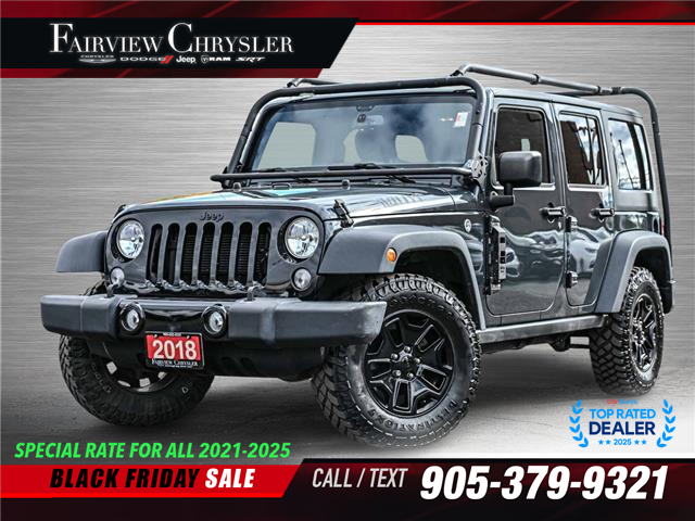2018 Jeep Wrangler JK Unlimited Sport (Stk: U21374) in Burlington - Image 1 of 28 2018 Jeep Wrangler JK Unlimited Sport (Stk: U21374) in Burlington - Image 1 of 28