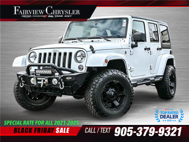2018 Jeep Wrangler JK Unlimited Sahara (Stk: U21417) in Burlington - Image 1 of 29 2018 Jeep Wrangler JK Unlimited Sahara (Stk: U21417) in Burlington - Image 1 of 29
