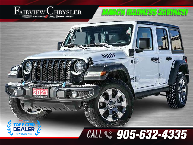 2023 Jeep Wrangler 4xe Willys (Stk: U21488) in Burlington - Image 1 of 31