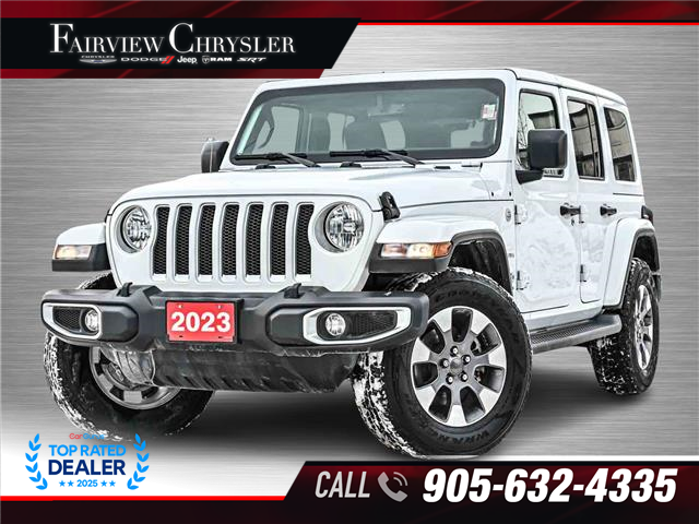 2023 Jeep Wrangler Sahara (Stk: U21507) in Burlington - Image 1 of 32