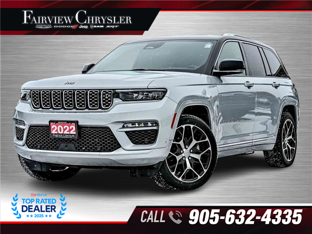 2022 Jeep Grand Cherokee Summit (Stk: U21521) in Burlington - Image 1 of 35