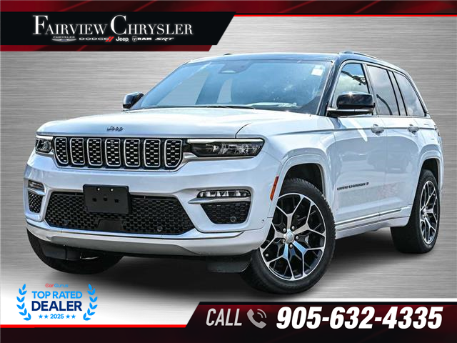 2025 Jeep Grand Cherokee Summit (Stk: U21607) in Burlington - Image 1 of 35