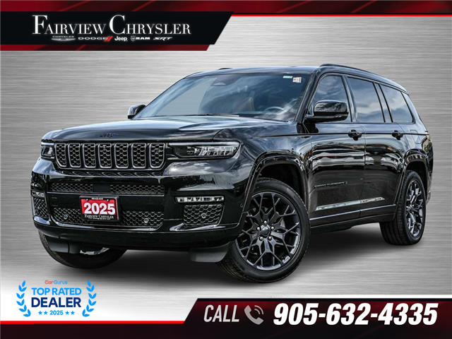 2025 Jeep Grand Cherokee L Summit (Stk: U21682) in Burlington - Image 1 of 33