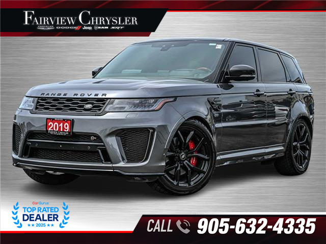 2019 Land Rover Range Rover Sport SVR (Stk: U21681) in Burlington - Image 1 of 34