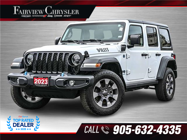 2023 Jeep Wrangler 4xe  (Stk: U21488) in Burlington - Image 1 of 29
