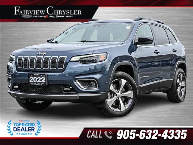 2022 Jeep Cherokee Limited (Stk: U21664) in Burlington - Image 1 of 32