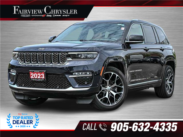 2023 Jeep Grand Cherokee Summit (Stk: U21541) in Burlington - Image 1 of 34
