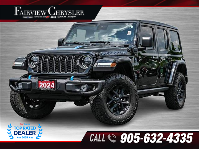 2024 Jeep Wrangler 4xe Rubicon (Stk: U21740) in Burlington - Image 1 of 34