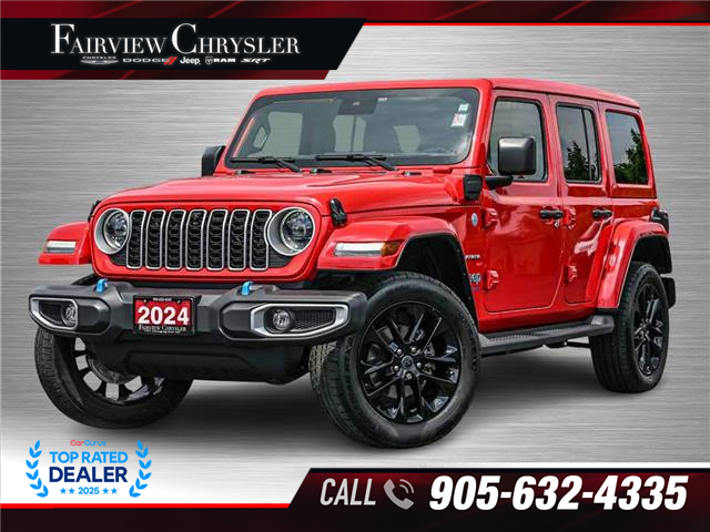 2024 Jeep Wrangler 4xe Sahara (Stk: U21743) in Burlington - Image 1 of 34