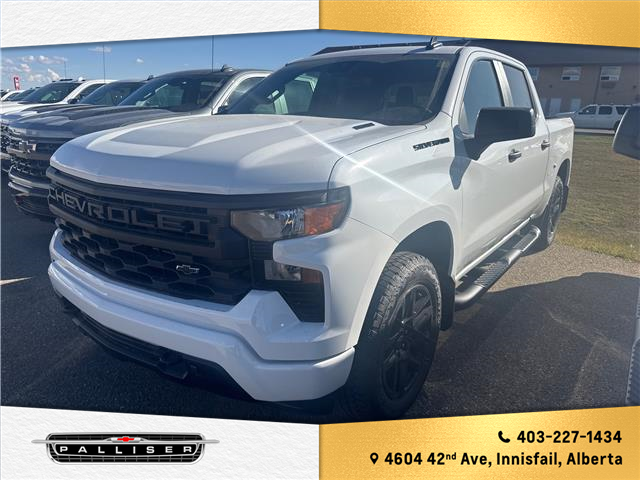 2026 Chevrolet Silverado 1500 Custom (Stk: 26T119255) in Innisfail - Image 1 of 10 2026 Chevrolet Silverado 1500 Custom (Stk: 26T119255) in Innisfail - Image 1 of 10