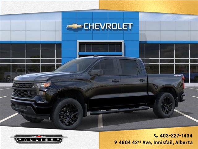 2026 Chevrolet Silverado 1500 Custom (Stk: 26T252385) in Innisfail - Image 2 of 6