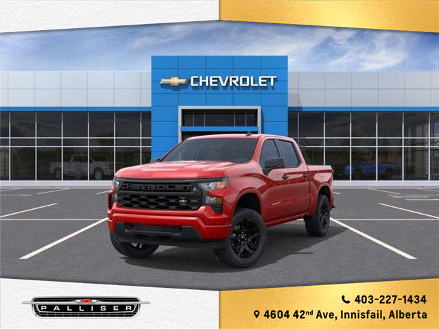 2026 Chevrolet Silverado 1500 Custom (Stk: 26T333491) in Innisfail - Image 1 of 6