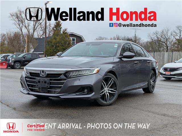 2021 Honda Accord Touring 1.5T 1HGCV1F92MA801704 WN25391A in Welland