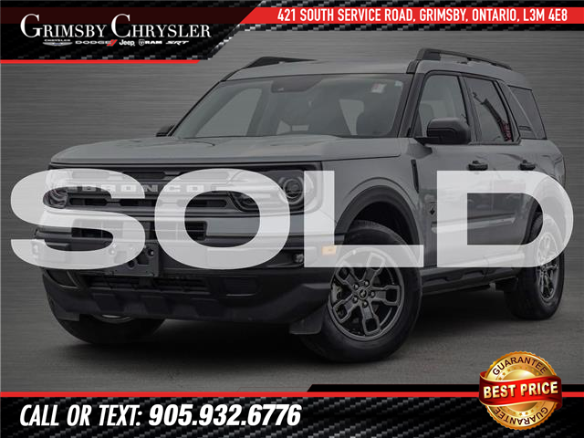 2023 Ford Bronco Sport Big Bend (Stk: U6141) in Grimsby - Image 1 of 31
