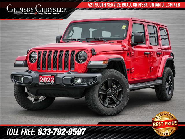 2022 Jeep Wrangler Unlimited Sahara (Stk: U6175) in Grimsby - Image 1 of 33