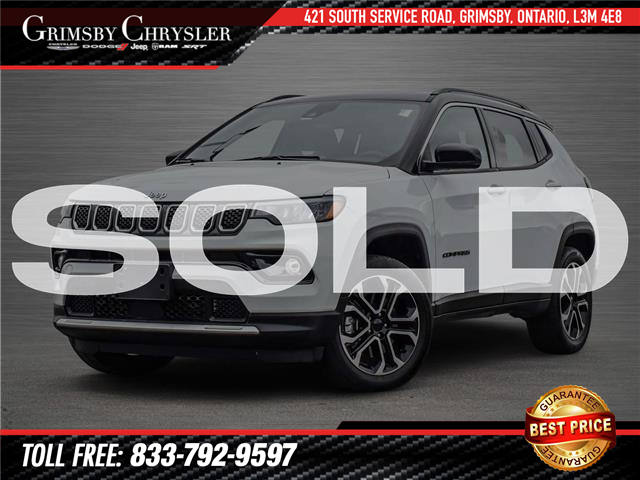 2023 Jeep Compass Limited (Stk: U6137) in Grimsby - Image 1 of 33