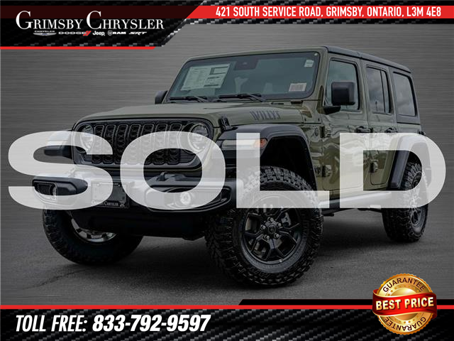 2025 Jeep Wrangler Sport (Stk: N25142) in Grimsby - Image 1 of 32