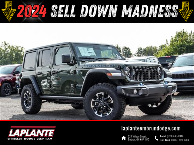 2024 Jeep Wrangler 4xe Rubicon (Stk: 24020) in Embrun - Image 1 of 22