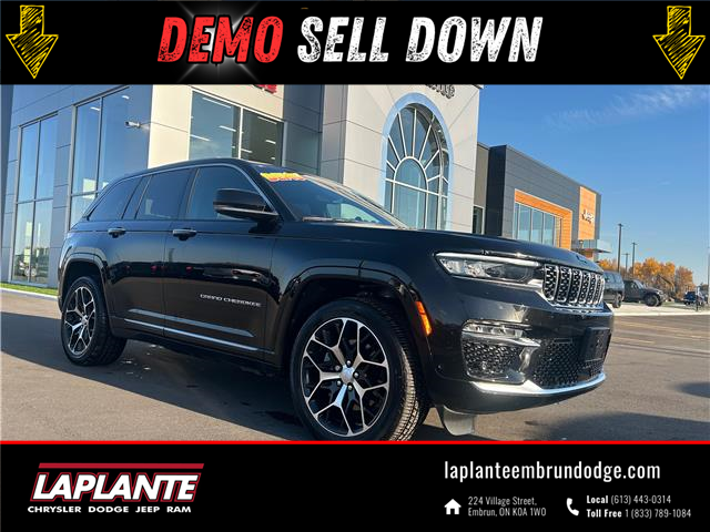 2023 Jeep Grand Cherokee 4xe Summit (Stk: 23101) in Embrun - Image 1 of 29