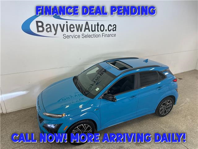 2022 Hyundai Kona 1.6T N Line w/Ultimate Package (Stk: 43677J) in Belleville - Image 1 of 34