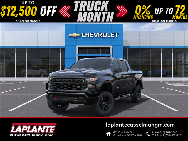 2025 Chevrolet Silverado 1500 Custom Trail Boss (Stk: 17870) in Casselman - Image 1 of 6