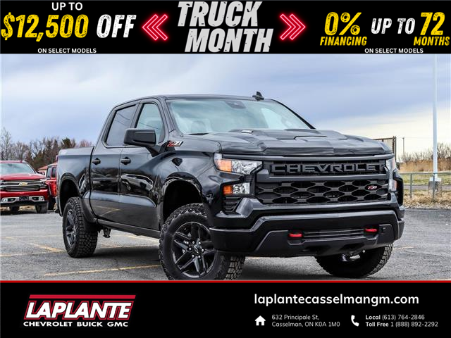 2025 Chevrolet Silverado 1500 Custom Trail Boss (Stk: 17869) in Casselman - Image 1 of 24