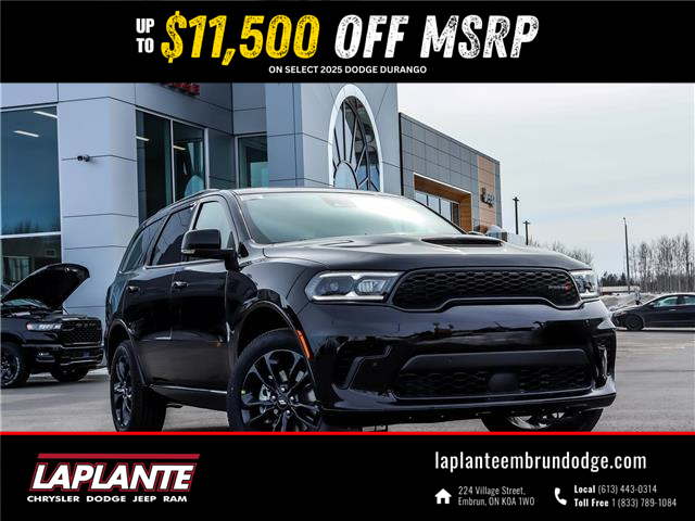 2025 Dodge Durango GT (Stk: 25094) in Embrun - Image 1 of 25