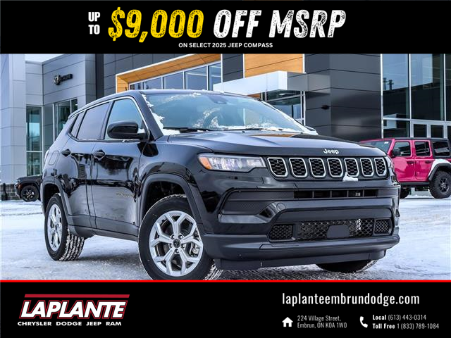 2025 Jeep Compass Sport (Stk: 25050) in Embrun - Image 1 of 19
