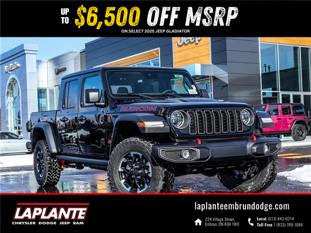 2025 Jeep Gladiator Rubicon (Stk: 25077) in Embrun - Image 1 of 22