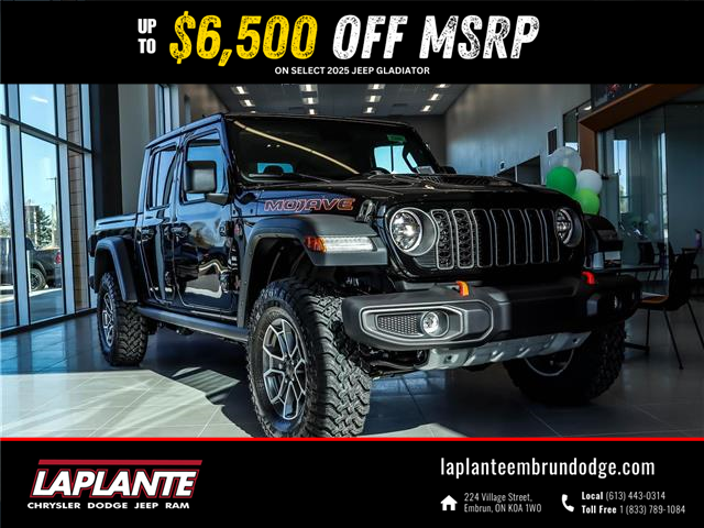 2025 Jeep Gladiator Mojave (Stk: 25081) in Embrun - Image 1 of 21
