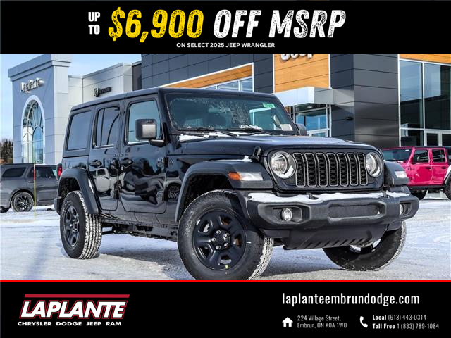 2025 Jeep Wrangler Sport (Stk: 25064) in Embrun - Image 1 of 20